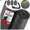 Bipohome PVC balkono uždanga 100x500 cm „BARU“, antracito spalvos