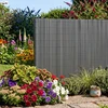 Bipohome PVC balkono uždanga 120x300 cm „BARU“, antracito spalvos