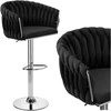 Bipohome "Cofton Chrome Juodas Velvet" baro kabykla