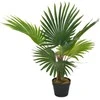 Dirbtinė palmė su vazonu, 70 cm, žalias