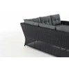 Mville Kampinė sofa Sierra, apvalus rotango, geležies pilka