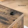 Songmics Feandrea Šiukšlių dėklo spintelė vintage ruda