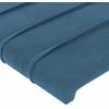 Galvūgalis su LED, tamsiai mėlynas, 83x16x78/88cm, aksomas
