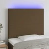 Galvūgalis su LED, tamsiai rudos spalvos, 100x5x118/128cm