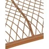 Mville geležinis sodo suolas TARA, 113 x 47 cm, antikinis rudas
