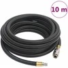 Hibridinė oro žarna, juodos spalvos, 0,6", 10m, guma ir PVC