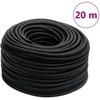 Hibridinė oro žarna, juodos spalvos, 0,6", 20m, guma ir PVC
