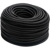 Hibridinė oro žarna, juodos spalvos, 0,6", 100m, guma ir PVC