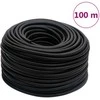 Hibridinė oro žarna, juodos spalvos, 0,6", 100m, guma ir PVC