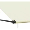 Ištraukiama markizė, kreminė, 350x150cm, audinys ir plienas