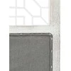 Kambario pertvara, 3 dalių, pilkos spalvos, 105x165cm, audinys