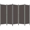 Kambario pertvara, 5 dalių, antracito spalvos, 250x180cm