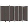 Kambario pertvara, 6 dalių, antracito spalvos, 300x180cm