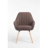 Mville Kėdė Florian Fabric ruda, natūrali
