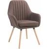 Mville Kėdė Florian Fabric ruda, natūrali