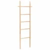 Kopėčios rankšluosčiams, 170cm, riešutmedžio medienos masyvas