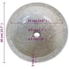 Kriauklė, kreminė, 40 cm, marmuras