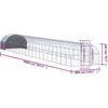 Lauko narvas viščiukams, 3x20x2m, galvanizuotas plienas