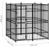 Lauko voljeras šunims, plienas, 3,69m²