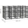 Lauko voljeras šunims, plienas, 7,37m²