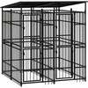 Lauko voljeras šunims su stogu, plienas, 3,69m²