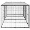 Lauko voljeras šunims su stogu, plienas, 9,68m²