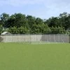 Lauko voljeras šunims su stogu, sidabrinis, 12x12x2,5m, plienas