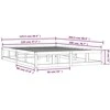 Lovos rėmas, 120x200cm, medienos masyvas