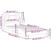 Lovos rėmas su galvūgaliu, baltas, 80x200cm, dirbtinė oda
