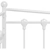 Sofos-lovos rėmas, baltos spalvos, 90x200cm, metalas