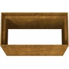 Lovelis, 40x80x80cm, Corten plienas