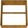 Lovelis, 80x80x40cm, Corten plienas