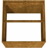 Lovelis, 80x80x80cm, Corten plienas