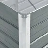 Lovelis, pilkas, galvanizuotas plienas, 240x80x45cm