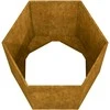 Lovelis, rūdžių spalvos, 40x40x45cm, Corten plienas