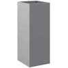 Lovelis, sidabrinis, 32x27,5x75cm, galvanizuotas plienas