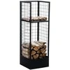 Mville malkų stovas Forrest juodas