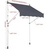 Mville Įtempiama markizė Westerly 250x120 cm