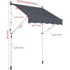 Mville Įtempiama markizė Westerly 350x120 cm