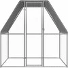 Narvas viščiukams, sidabrinis ir pilkas, 2x2x2m, plienas