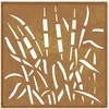 Nuotraukų rėmelis Sodo sienos dekoracija, 55x55cm, corten plienas, žolės dizaino