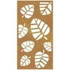 Nuotraukų rėmelis Sodo sienos dekoracija, 105x55cm, corten plienas, lapų dizaino