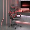 Pasukama žaidimų kėdė, juodos ir vyno spalvos, dirbtinė oda