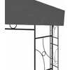 Pavėsinė, antracito spalvos, 4x3x2,7m, 160g/m²