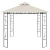 Pavėsinė, kreminės spalvos, 4x3x2,7m, 160g/m²