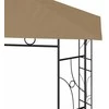 Pavėsinė, taupe spalvos, 3x3x2,7m, 160g/m²