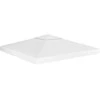 Pavėsinės uždangalas, 2 pakopų, baltas, 3x3m, 310 g/m²