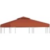 Pavėsinės uždangalas, 2 pakopų, terakota, 3x3m, 310 g/m²