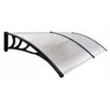 Gockowiak Poland MAKO DUO plastikinis stogelis 100x200 cm - juodas