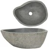 Praustuvas, (37-46)x(29-36)cm, upės akmuo, ovalo formos